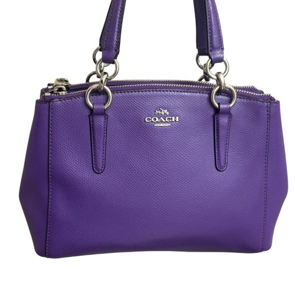 Coach F36704 Purple mini crystie carryall bag - Picture 1 of 9